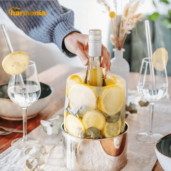 Porta Garrafa de Bebidas | Molde de Gelo Inovador – Resfrie com Estilo - Harmonia do lar