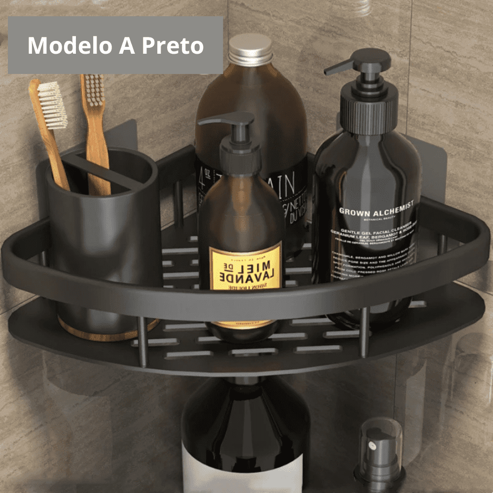 Porta Shampoo para Banheiro Box Suporte Moderno - Harmonia do lar