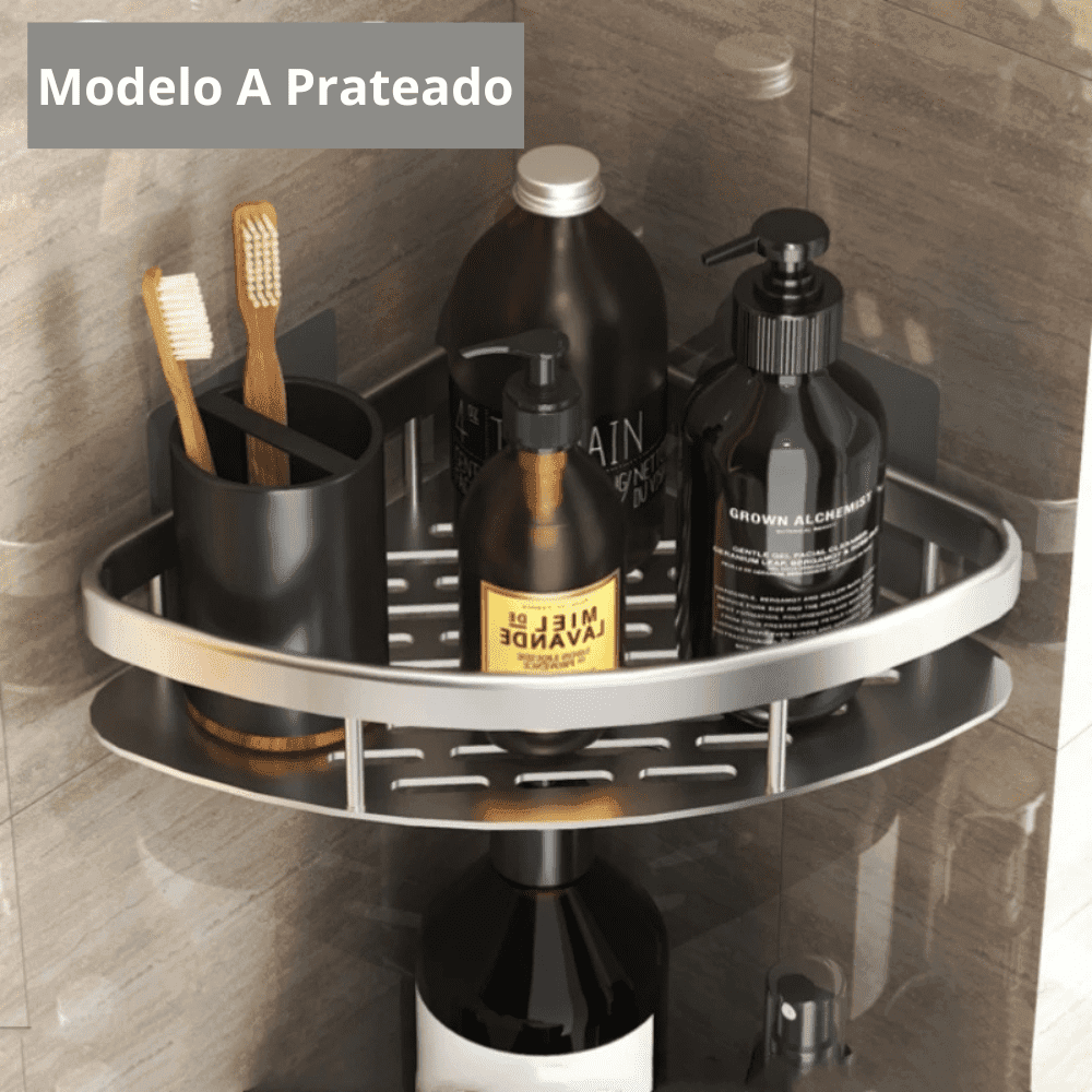 Porta Shampoo para Banheiro Box Suporte Moderno - Harmonia do lar