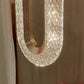 Pendente Vintage Oval Cristal
