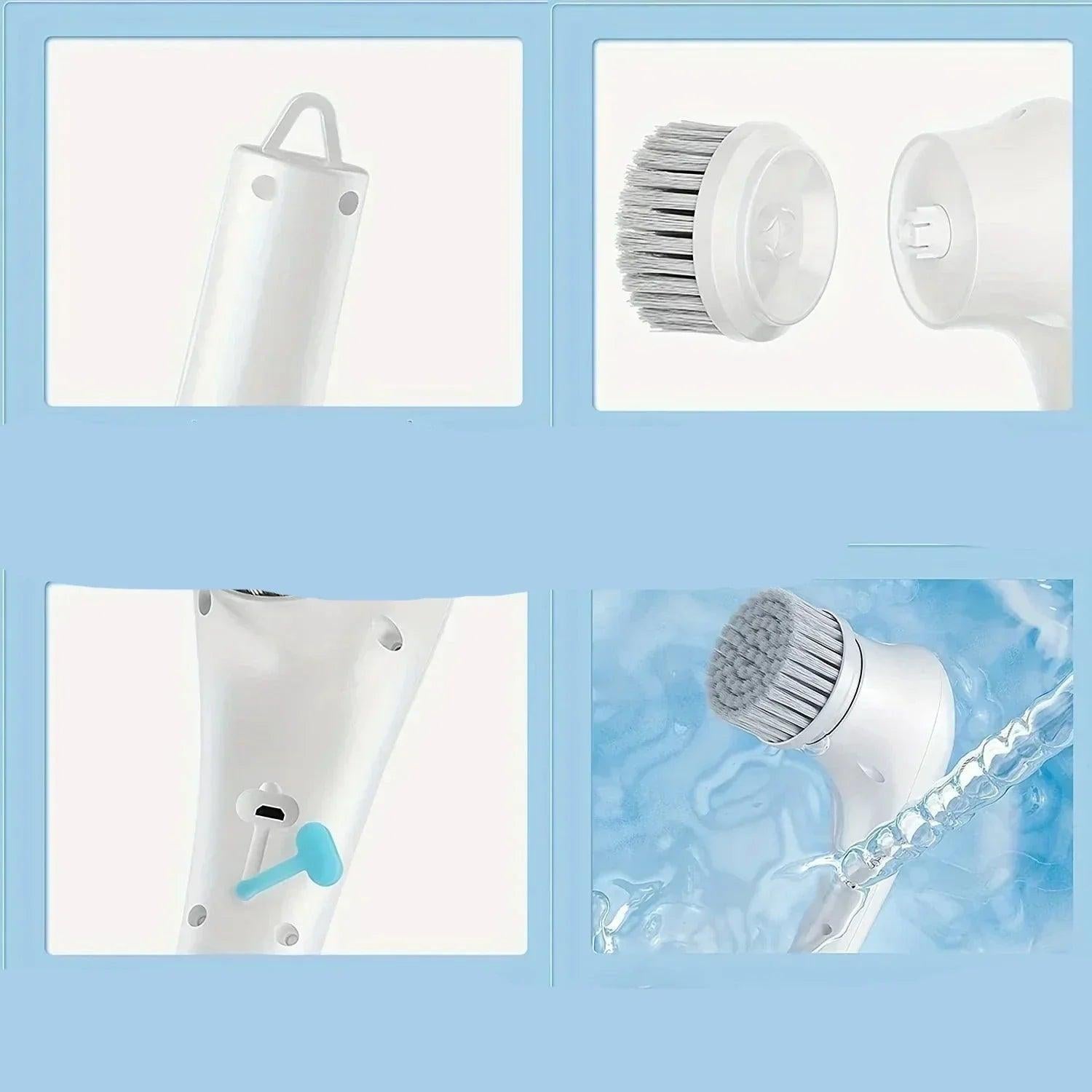 SpinClean- Escova Elétrica de Limpeza - Harmonia do lar