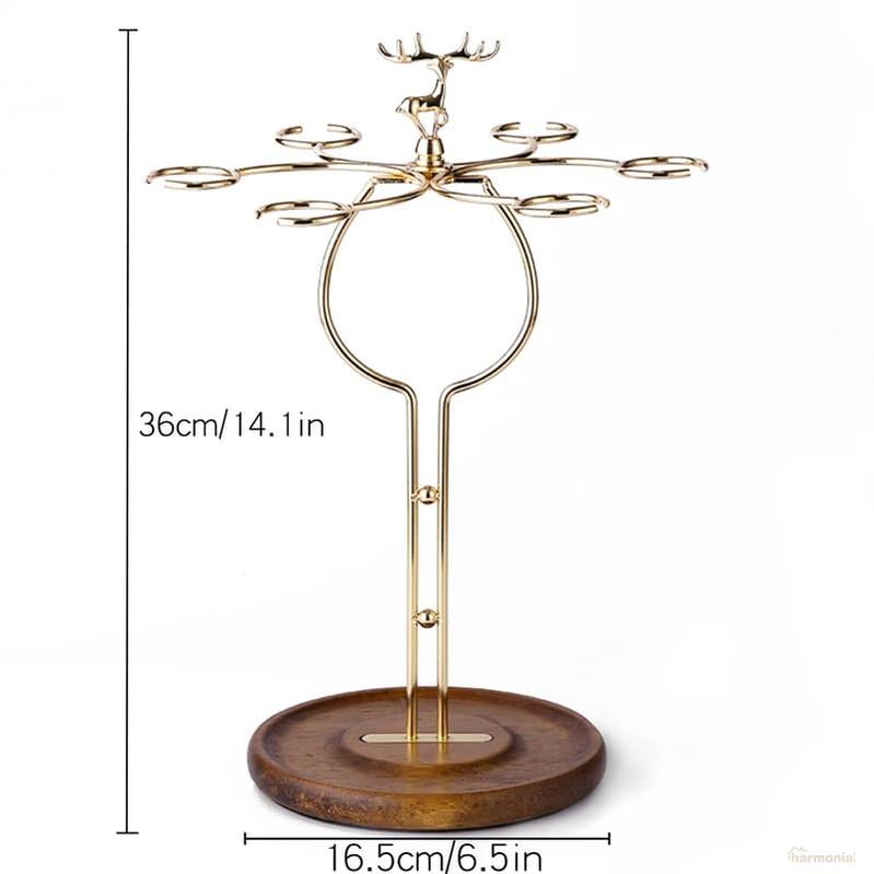 Suporte para Taças de Vinho e Champanhe-Harmonia do lar