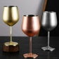 Taça de Vinho Colorida Inox Inquebrável -Harmonia do lar - Harmonia do lar
